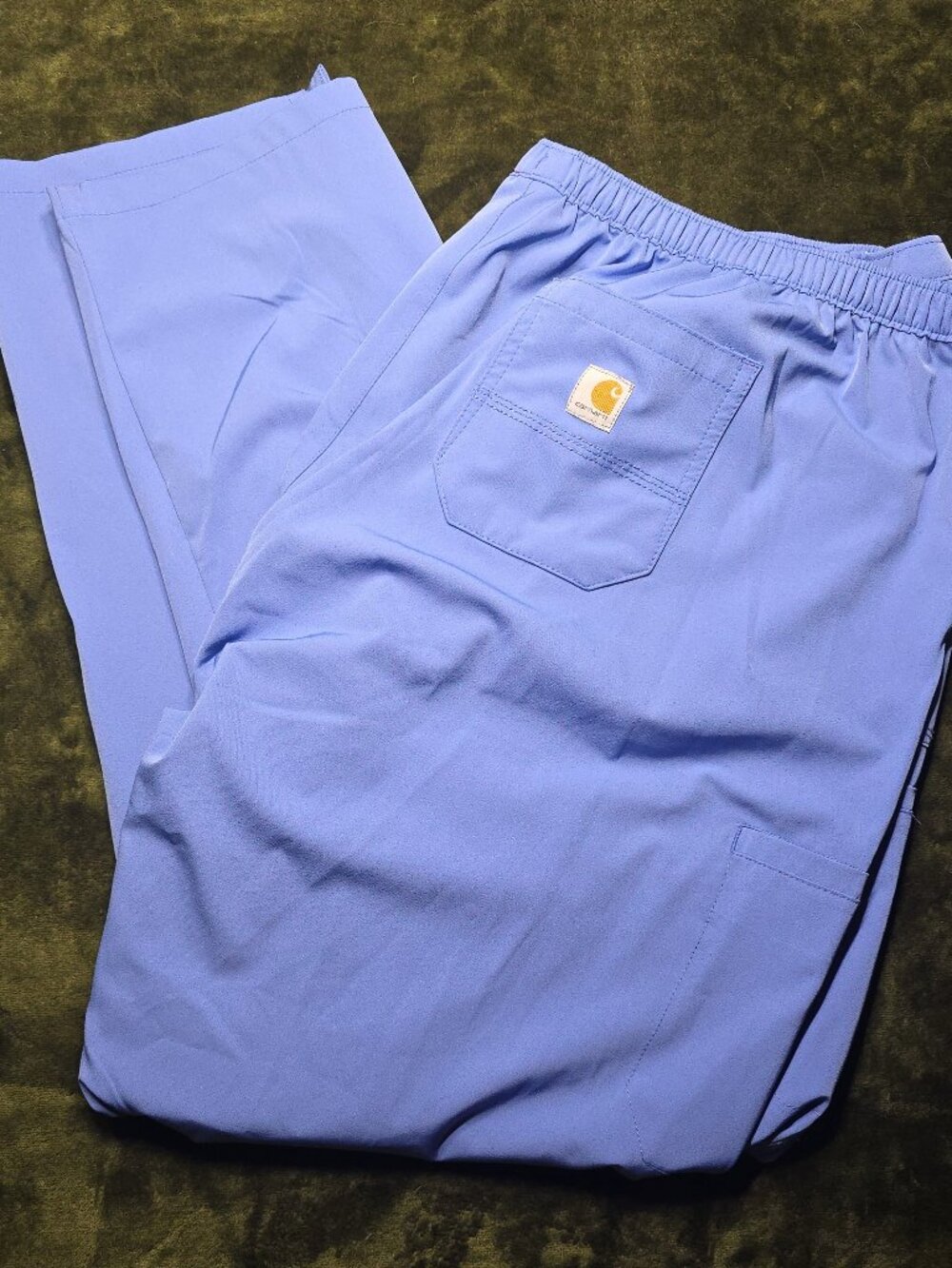 Carhartt Force Women's Scrub Pants 2XL Ceil Blue Cargo Stretch C52106